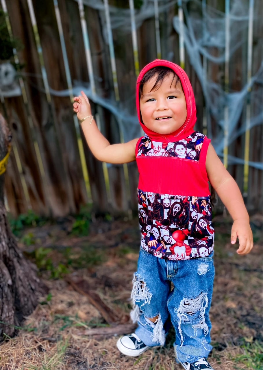 Colorblock Tank Hoodie