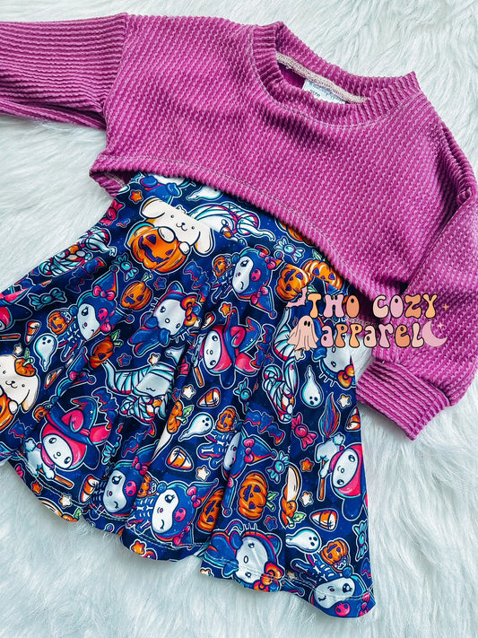 Sanrio Twirl Dress/Honey Crop top SET