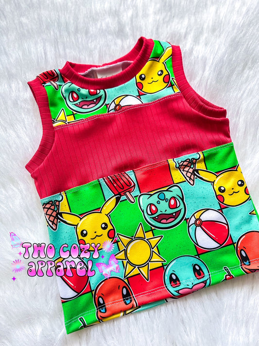 Colorblock Tank Top