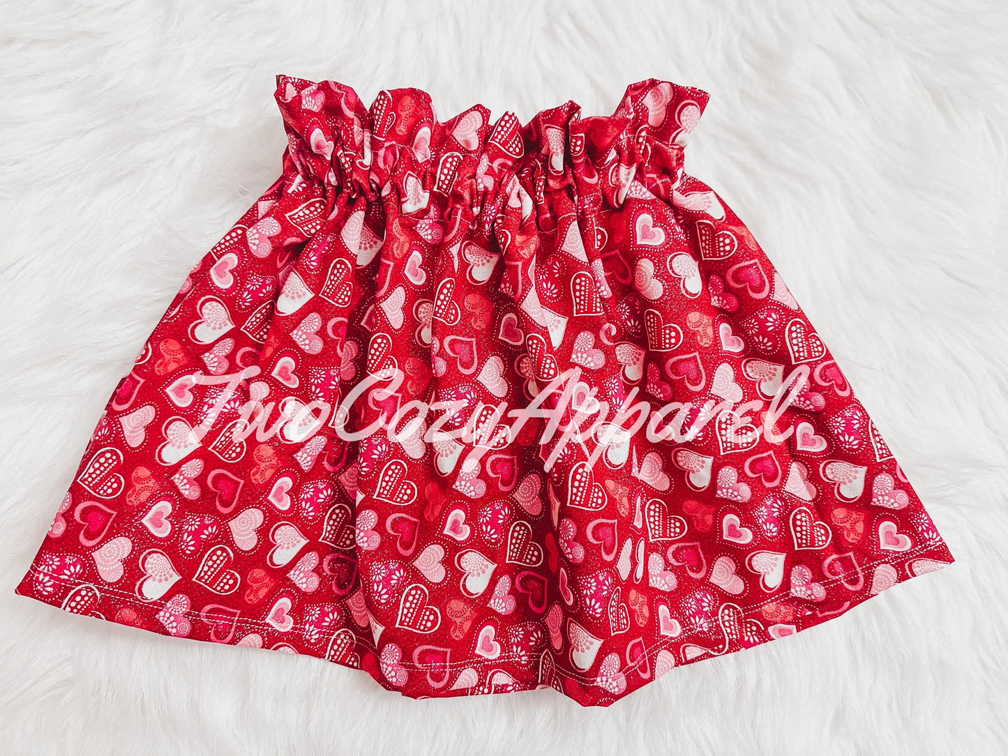 High Waisted Paperbag Skirt